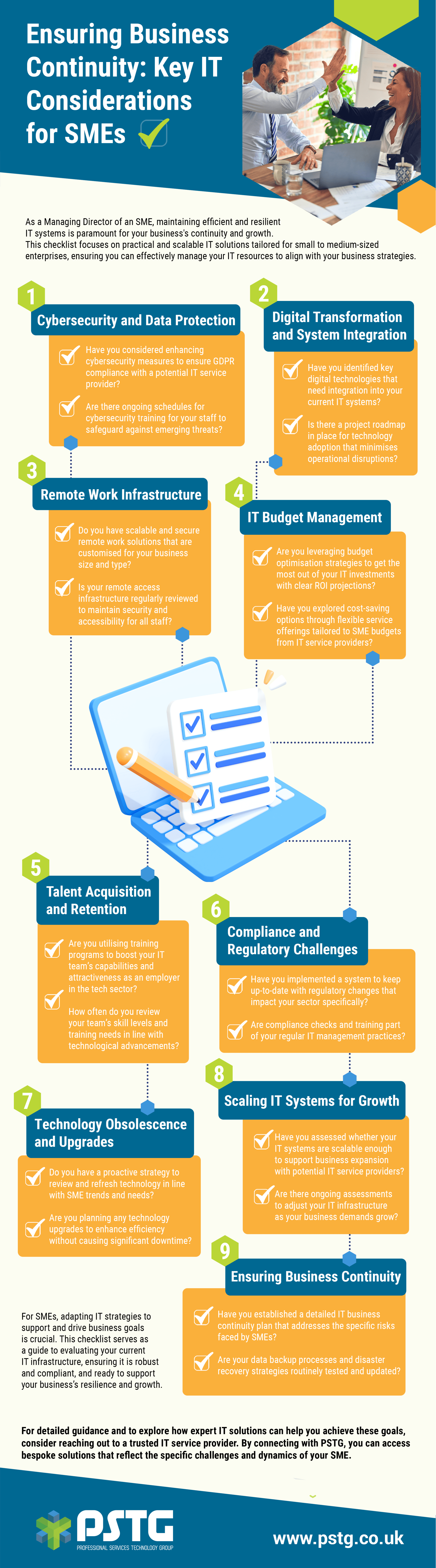 Checklist - Ensuring Business Continuity Key IT Considerations for SMEs