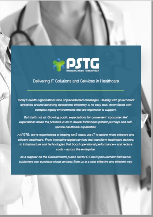 PSTG Delivering IT Solutions and Services in Healthcare