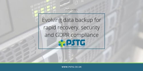 Briefing for evolving data backup