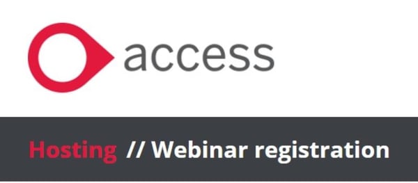 Webinar registration